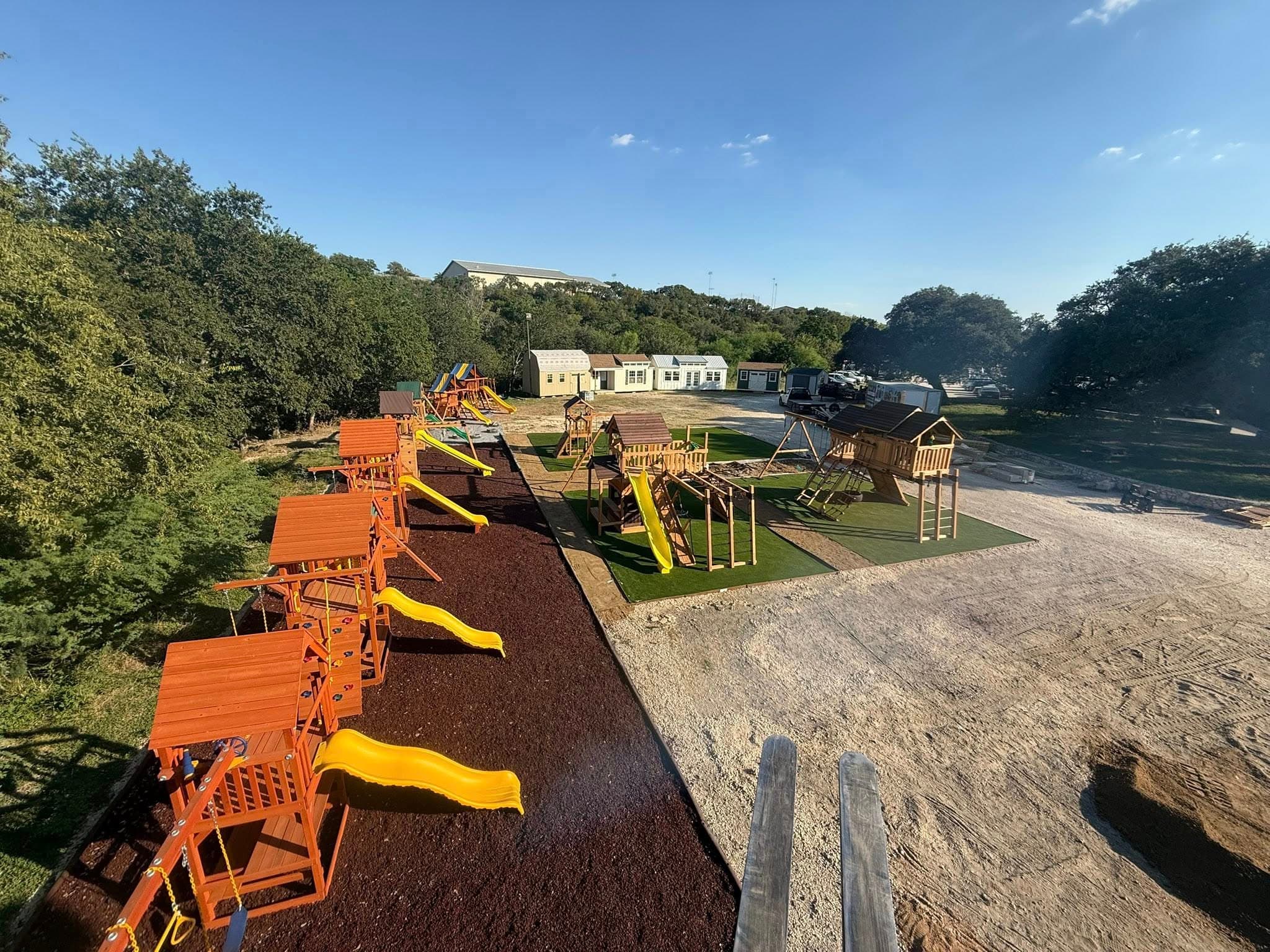 Johnny's Backyard San Antonio store and outdoor display yard.