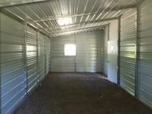 Completed Johnny's Backyard metal building project 8
