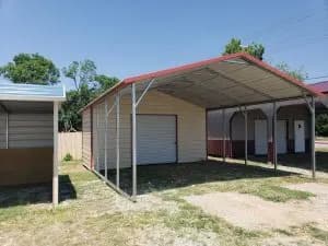 Completed Johnny's Backyard metal building project 6