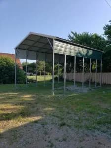 Completed Johnny's Backyard metal building project 7