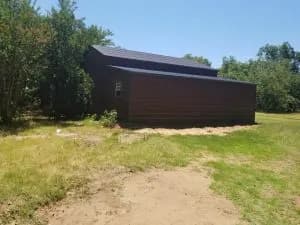 Completed Johnny's Backyard metal building project 11