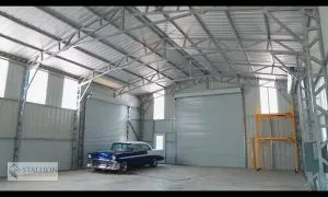 Completed Johnny's Backyard metal building project 19