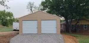 Completed Johnny's Backyard metal building project 20