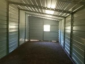 Completed Johnny's Backyard metal building project 9