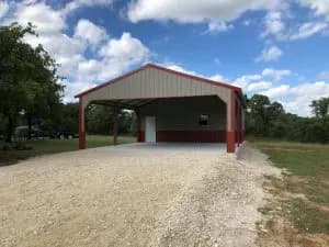 Completed Johnny's Backyard metal building project 3