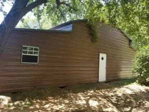 Completed Johnny's Backyard metal building project 10