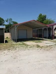Completed Johnny's Backyard metal building project 5