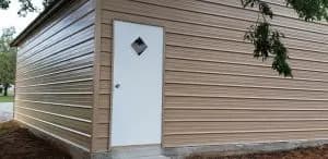 Completed Johnny's Backyard metal building project 21