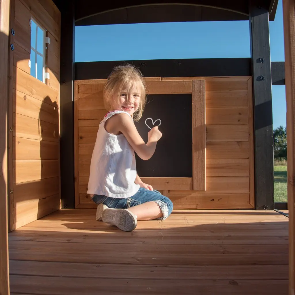 Boulder Creek Wooden Swing Set