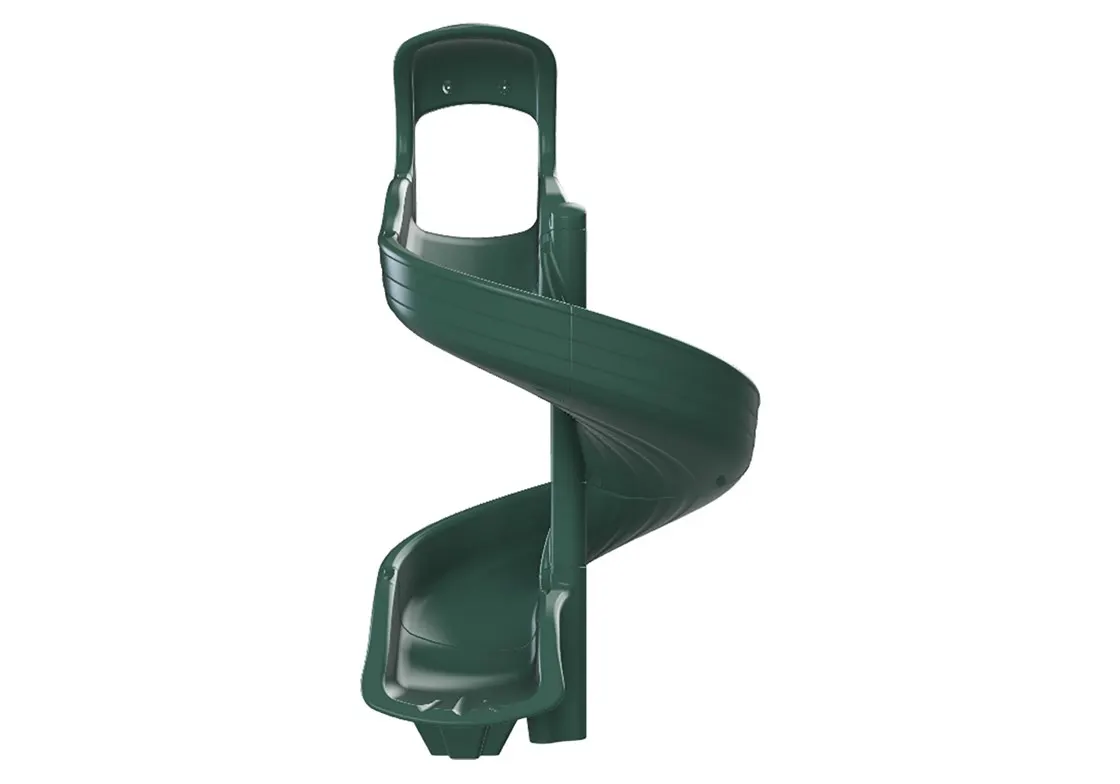 Open Spiral Slide 6′ Green