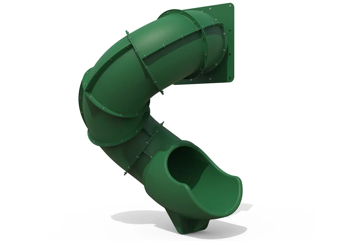 Spiral Tube Slide 6′ Green
