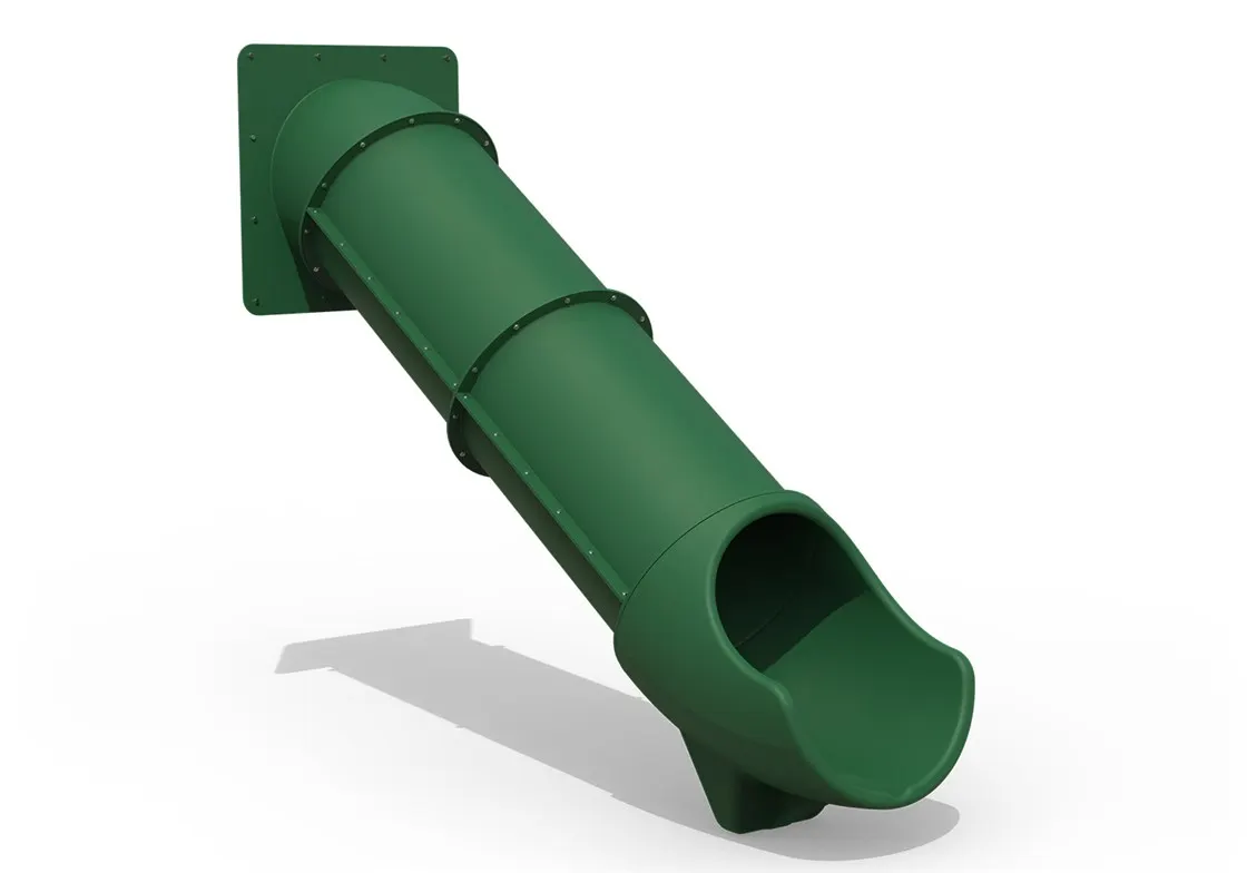 Straight Tube Slide 5′ Green