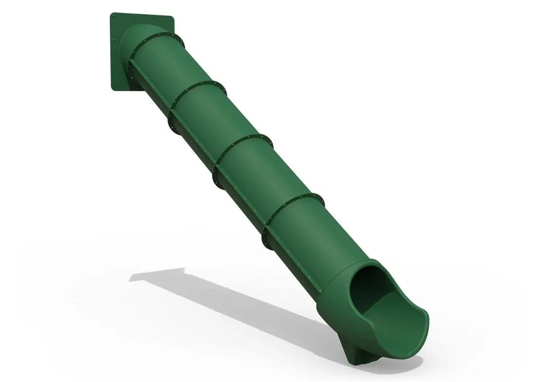 Straight Tube Slide 9′ Green