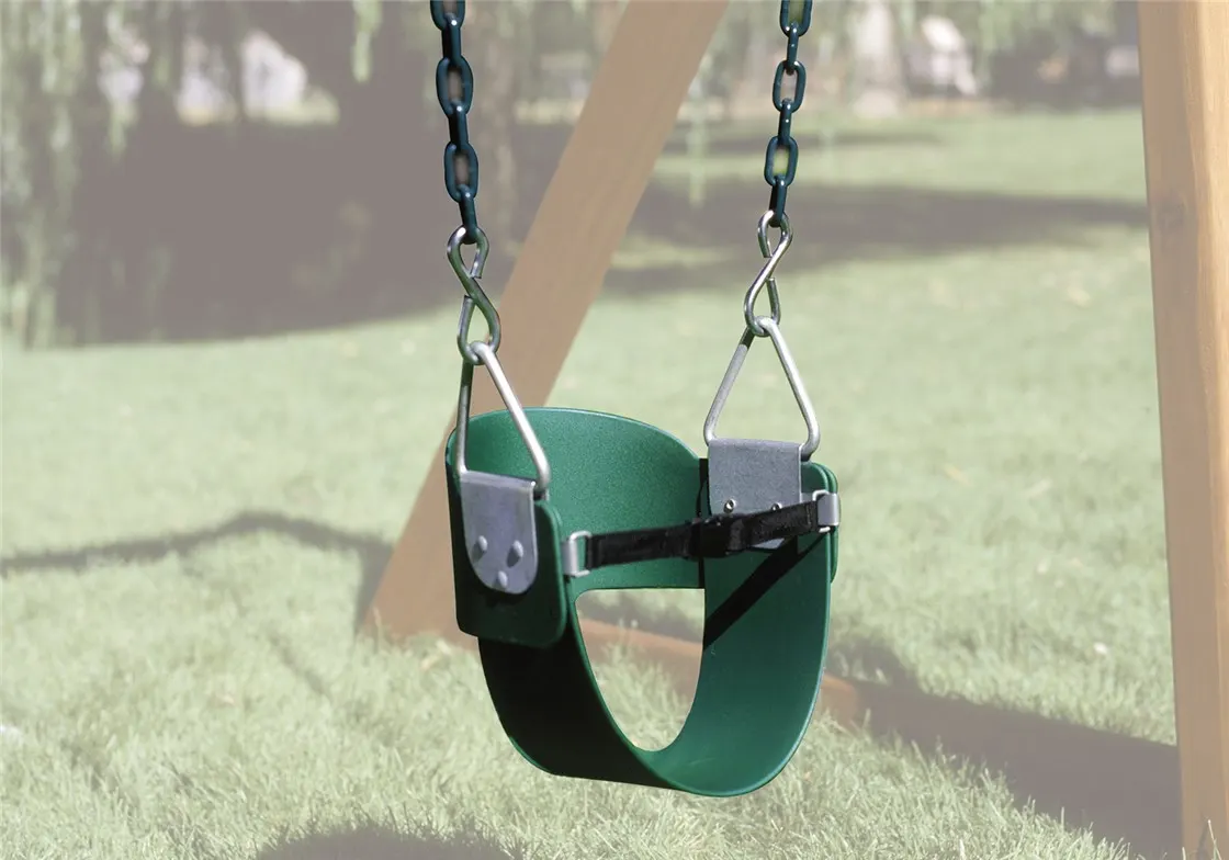 Toddler Bucket – Green – 58″ Soft Grip (8′ Swing Beam)